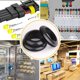 thumbnail image 1 of Surtido de cables de goma Arandela de goma Arandela de goma Alta resistencia al agua Arandela de goma para automóvil para cable de enchufe Cable Coche Camión M2 M2.5 M3 M4 M5 M6 M8 M10, (180 ojales) ShuxiuWang 8390611168483, 1 of 1