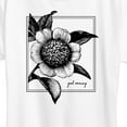 thumbnail image 3 of Instant Message - Good Morning With Flower - Women's Short Sleeve Graphic T-Shirt, 3 of 6