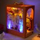thumbnail image 5 of Rompecabezas 3D DIY Casa de muñecas XianweiShao con luz LED, 5 of 5