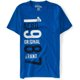thumbnail image 1 of Aeropostale Mens Original 1987 Weathered Graphic T-Shirt, azul, mediano Aeropostale  Camiseta gráfica, 1 of 1