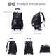 thumbnail image 3 of Mochila con ruedas Bansusu Camo Boys School de 29 litros con 6 ruedas, 3 of 7