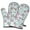 Pioneer Flower Floral-1, variant on Cute Oven Mitts,Pioneer Flower Floral Print Pattern Oven Mitt 2-Pack Set,Kitchen Gloves for Oven,Heat Resistant Oven Mitts 7.7"x12"