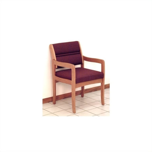 Dakota Wave Valley Standard Leg Chair in Medium Oak-Powder Blue Standard