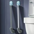 thumbnail image 5 of Durablity Silicone Toilet Cleanup Brush, Flexible Bendable Design Soft Bristles for Bowl Scrub, Bathroom Essentials, 5 of 9