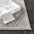 thumbnail image 4 of SAFAVIEH Global Michael Diamond Indoor/Outdoor Area Rug, Grey/Light Grey, 5'3" x 7'6", 4 of 10