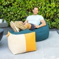 thumbnail image 4 of Big Joe Ottoman Weatherproof Bean Bag Footrest, Breathable Weather Resistant Fabric, 2 feet, 4 of 6