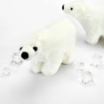 thumbnail image 6 of Christmas Polar Bear Stuffed Animal Set Plush White Polar Bears Cute Holiday Stuffed Animals for Xmas Stocking Stuffer Gift Party Decoration, 6 of 6