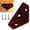 Brown A, variant on XJGHHSY 1 Pcs Angle Corner Brackets 65mm x 65mm, Cold Rolled Steel Braces Joining Support with Screws for Desk Bed Edge ,Brown B