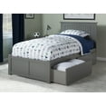 thumbnail image 6 of Nantucket Platform Bed with Flat Panel Foot Board and 2 Urban Bed Drawers, Multiple Sizes, Multiple Colors, 6 of 8