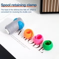 thumbnail image 3 of Tnobhg 10/100Pcs Thread Holder Elastic Curled Hold Tight Reusable Great Tenacity Keep Thread Spool Neat And Organized Sewing And Embroidery Machine Thread Spools Spool Hugger, 3 of 8