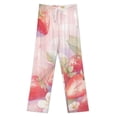thumbnail image 3 of Strawberry Fruit Watercolor Women's Pajamas Pajama Pants Women's Sleepwear Lounge Sleep Bottoms Stretch with Pockets, 3 of 7