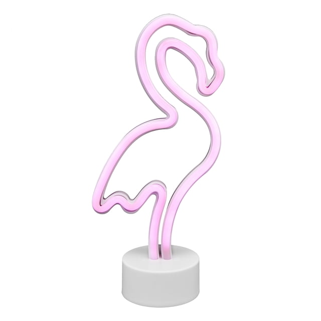Luz nocturna, luz LED de neón con forma de pájaro, señal de neón, rendimiento confiable