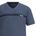 thumbnail image 3 of TOM TAILOR Pijama corto para hombre, pijama corto, algodón, cuello en V, jersey sencillo Azul XL (X-Large), 3 of 7