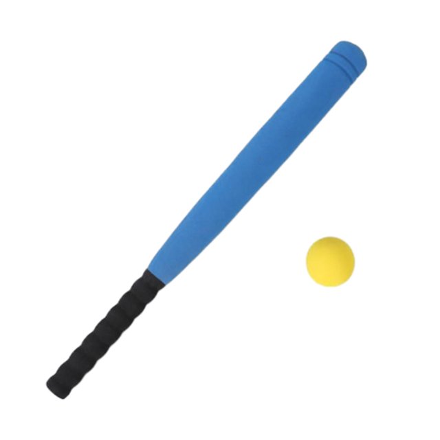relayinert Ensemble de Batte et Balle de Baseball 21 Jeux de Baseball Rouges Jouet Éducatif Léger Pouce Bleu 54cm