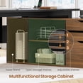 thumbnail image 6 of 70.9" Executive Desk with 3 Drawers and Storage Shelves, L Shaped Computer Desk for Home Office, Bedroom, Study Room, 6 of 7