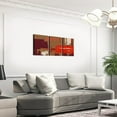 thumbnail image 3 of Hieng Pink Grey Canvas Wall Art for Living Room Modern Stripes Decor Abstract Office Painting Pictures Artwork for Room Posters （Only canvas）, 3 of 6