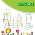 thumbnail image 3 of Juguetes de construcción de de paja 300, juguetes de ingeniería de enclavamiento -educativos- para niños-desarrolla, 3 of 9