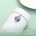 thumbnail image 3 of Tree of Life Urn Necklace for Ashes Cricle Cremation Jewelry Owl Urns Pendant Keepsake Funeral Urns Memorial Lockets for Women Men, 3 of 6
