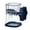 Navy Blue, variant on KMSS Manual Nut Grinder Portable Dried Fruit Crusher Hand Peanut Masher Walnut Chocolate Chopper With Cover Kitchen Tool Accessories (1PCS)
