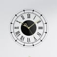 thumbnail image 2 of Round Shape Elegant Acrylic Roman Design Wall Clock For Living Room Bed Room Christmas Gift, 2 of 4