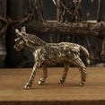 thumbnail image 3 of Fusipu Donkey Statue Adorable Donkey Miniature Figurine Realistic Looking Small Animal Statue for Desktop Decoration Home Accessories Small Ornament, 3 of 8