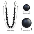 thumbnail image 3 of Set of 4 Bead Curtain Tiebacks,Curtain Holdbacks for Home Decoration Multiple Color Not Need Drilling, 3 of 9