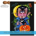 thumbnail image 5 of Toland Home Garden Vampire Halloween Jack O Lantern Halloween Flag Double Sided 28x40 Inch, 5 of 5