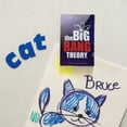 thumbnail image 2 of The Big Bang Theory Logo Rectangle Acrylic Fridge Refrigerator Magnet, 2 of 5