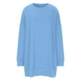 thumbnail image 4 of Plus Size Oversized Sweatshirt for Women Loose Fit Casual Long Sleeve Pullover Crewneck Tunic Tops, 4 of 6