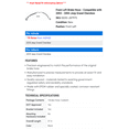thumbnail image 2 of Front Left Brake Hose - Compatible with 2003 - 2004 Jeep Grand Cherokee, 2 of 2