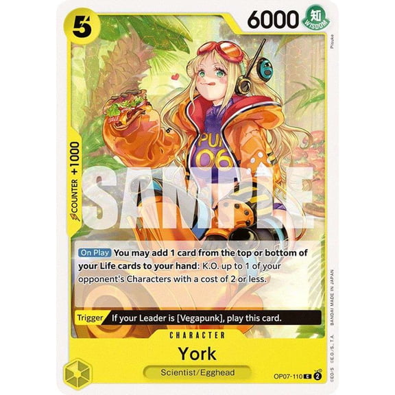 One Piece 500 Years in the Future Common York OP07-110