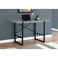 thumbnail image 3 of Monarch Specialties Computer Desk, Home Office, Laptop, 48"l, Work, Metal, Laminate, Grey, Black, Contemporary, Modern, 3 of 4