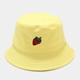 thumbnail image 2 of Baseball Hat for Women Unisex Adult Men Strawberry Print Fisherman Hat Sunscreen Outdoors Cap, 2 of 2