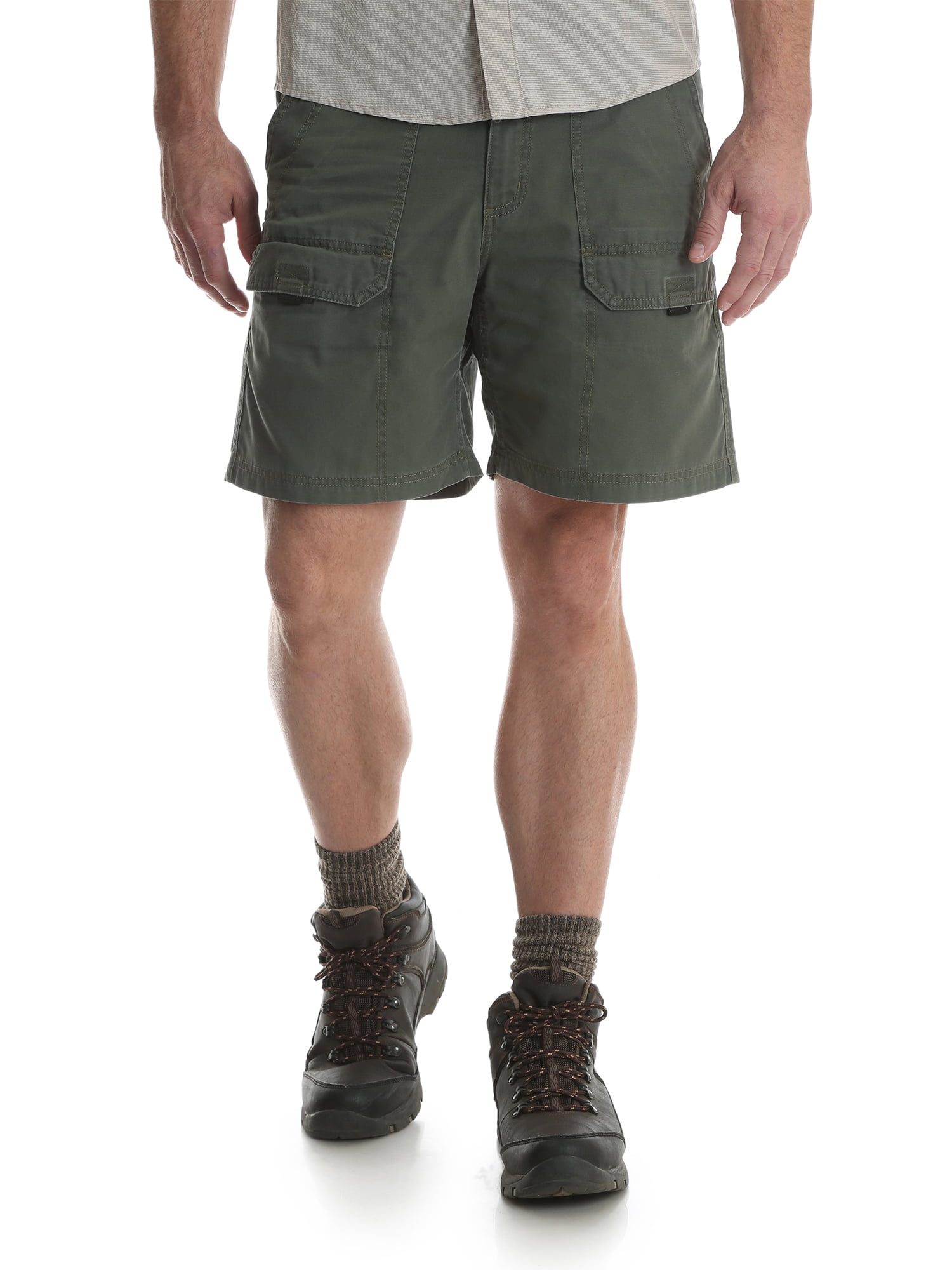 Wrangler Men's Outdoor Back Elastic Stretch Hiker Short - Walmart.com