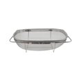 thumbnail image 1 of ZheElen Expandable Rubber Handle Stainless Steel Fine Mesh Basket to 21 inches, For Convenient Kitchen, 1 of 6