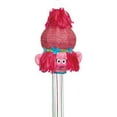 thumbnail image 4 of Unique Industries Princess Poppy Trolls Pull String Pinata, Pink, 0.7 lbs, 4 of 4