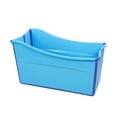 thumbnail image 3 of Fogcroll 39" Large Folding Bathtub for Toddler Foldable Bathtub Portable Bath Tub Lightweight,Children Collapsible Tub,Collapsible Baby Bathtub Hot and Cold Soaking Bath Tub -Blue, 3 of 12