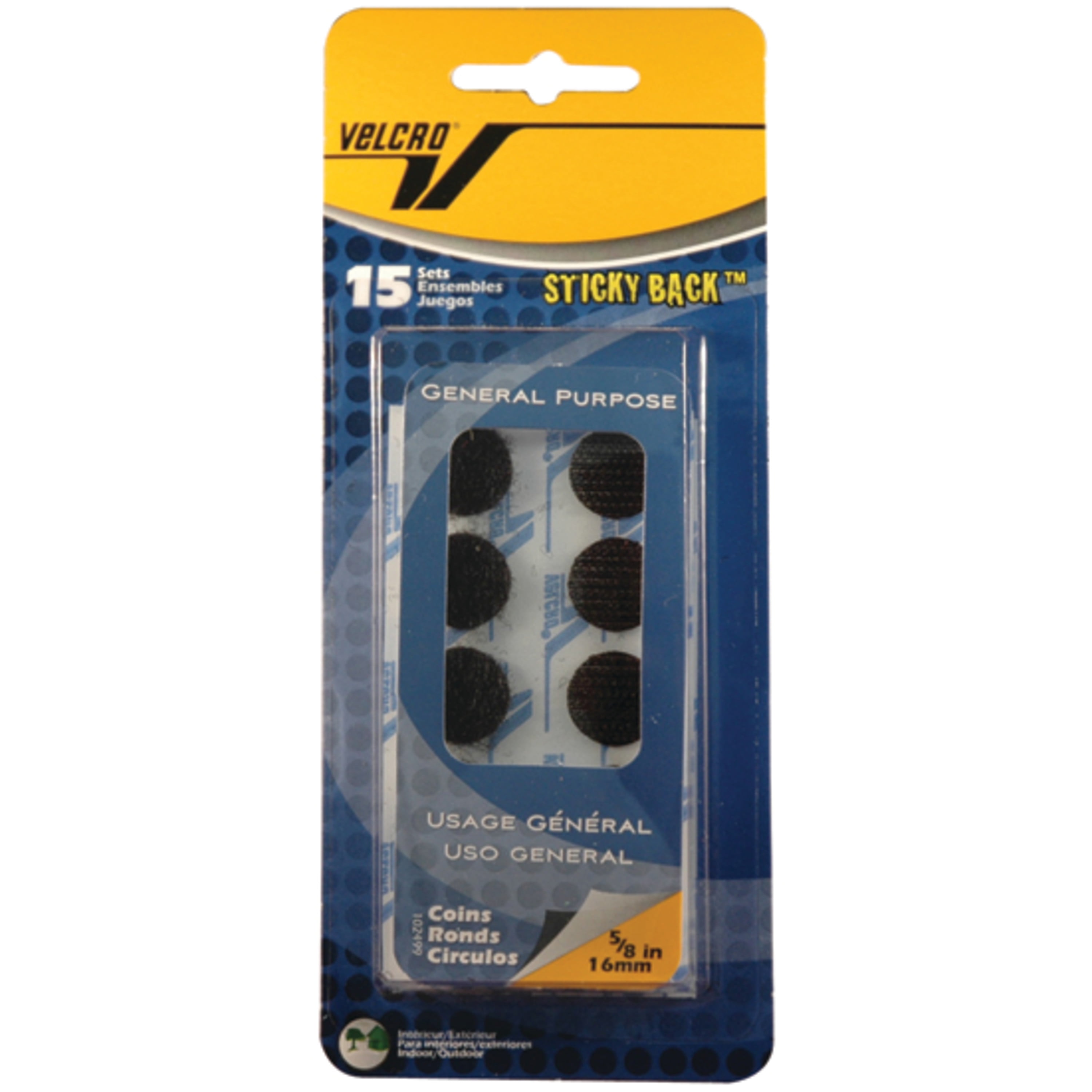 VELCRO Brand Dots with Adhesive Sticky Back Round Hook and Loop
