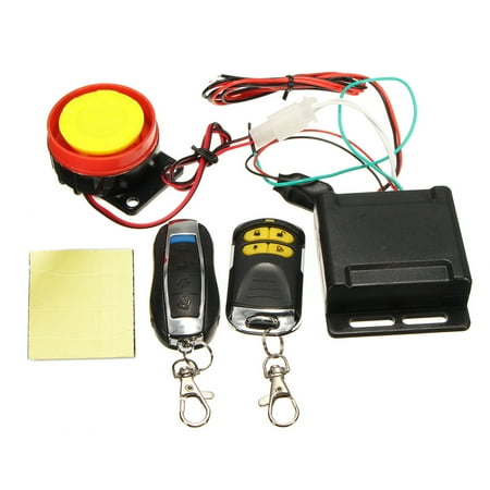 Scooter Car High Power Siren Security Alarm System Remote Control 12V Anti-theft Motorcycle