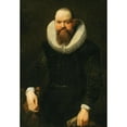 thumbnail image 3 of Workshop of Anthony van Dyck 11x14 Black Modern Framed Museum Art Print Titled - Portrait of a Man, 3 of 5