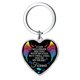 thumbnail image 1 of Llaveros para mujer, llavero de billetera, llavero de auto, lindo llavero de acero inoxidable, collar con colgante de corazón de melocotón para siempre, llavero en forma de corazón, collar de proyecci, 1 of 3