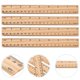 thumbnail image 2 of EeaseMX Regla de madera de 20 cm y 8 pulgadas, 30 unidades, ayuda para el entrenamiento de modista, regla de doble escala de un lado., 2 of 7