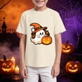 thumbnail image 6 of Xyant Halloween Shirt Boy Girl Short Sleeve Crew Neck T Shirts Kids Toddler Pumpkin/Ghost Tees Tops Halloween Tshirt Boys Girls,Size 2-14 Years, 6 of 6