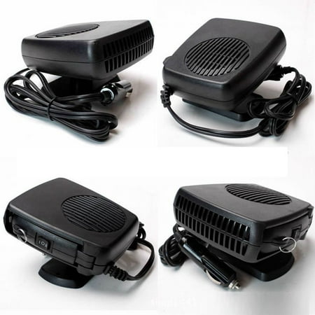Ixaer Car Fan Heater_12V Car Portable Ceramic Heating Cooling Heater Fan Defroster Demister