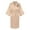 Beige, variant on TIMIFIS Women's Short Silky Robes Bridesmaid Bride Party Satin Robes Sleepwear Plus Size Wedding Bridal Party Loungewear Dressing Gowns with 3/4 Sleeve - Spring/Summer