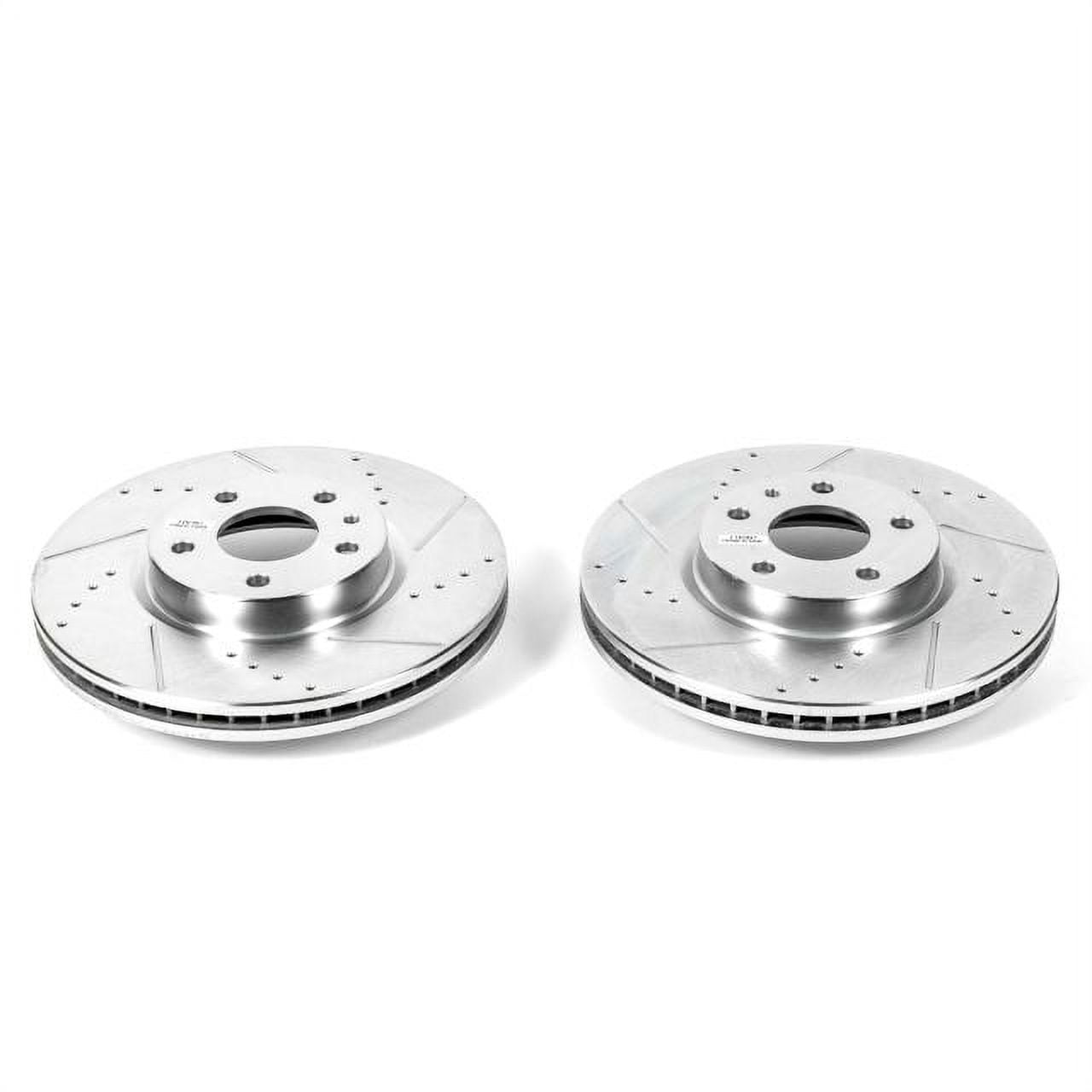 Power Stop AR85150XPR Evolution Drilled & Slotted Rotors -Front Fits 2016 Ford Fusion