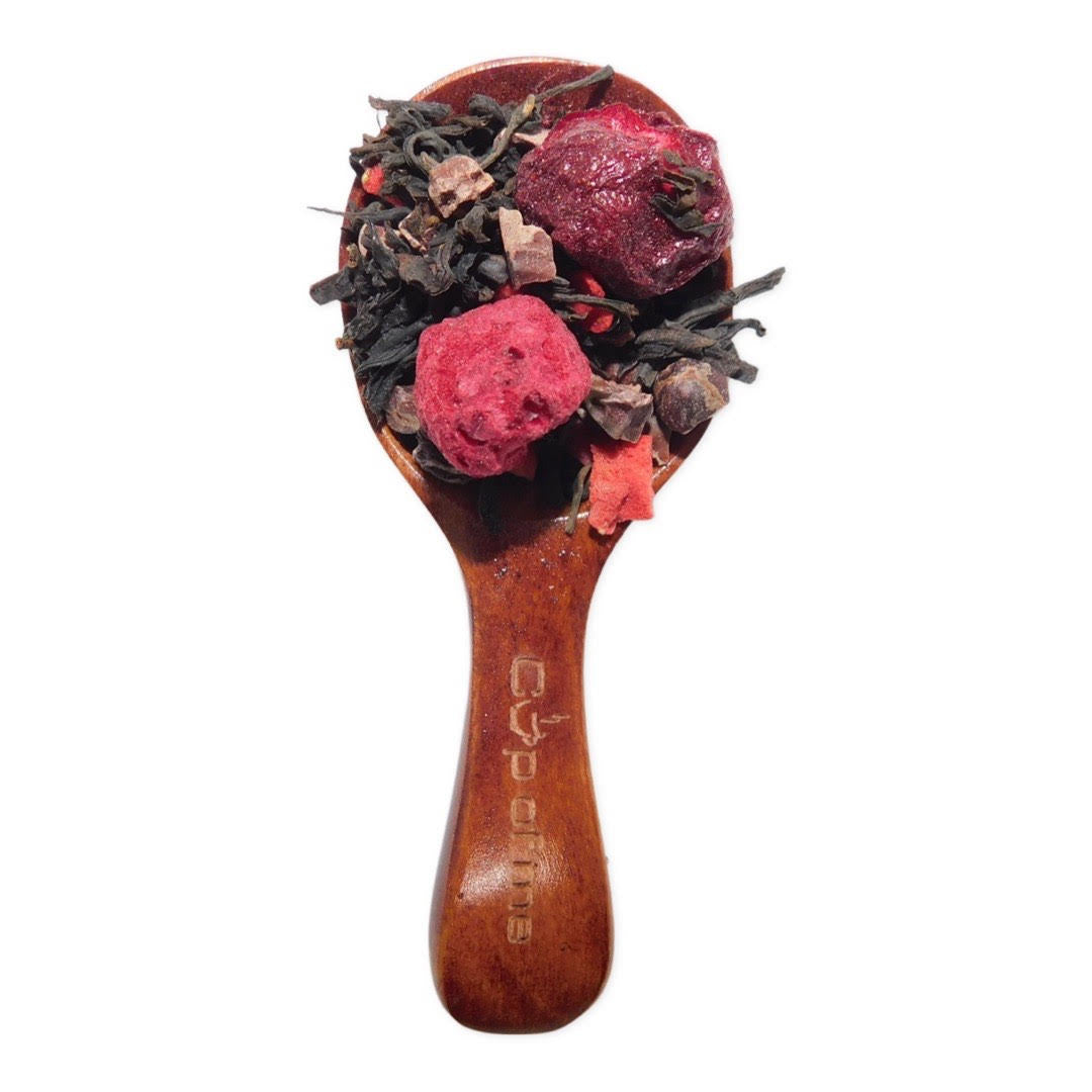 Cups of Me Berries Black Tea, Hibiscus, Cherry, Raspberry Fruity Loose leaf Tea, Herbal Tea, 2.85 oz