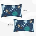 thumbnail image 2 of Hirioo Alpaca Astronaut in Space for Plush Pillow Cover for Bedroom and Living Room ,Elegant, Comfortable Home Decor-20"x30", 2 of 6