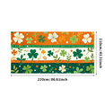 thumbnail image 1 of Lucky Clover Coin Pattern St Patrick's Day Party Backdrop Banner Wall Decor Green Shamrock Leaf Decoration Photography Props Background Festive Event, 1 of 4