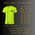 thumbnail image 3 of Men's Staff T-Shirt BB, Chest Print, Neon-Black, XL, 3 of 3
